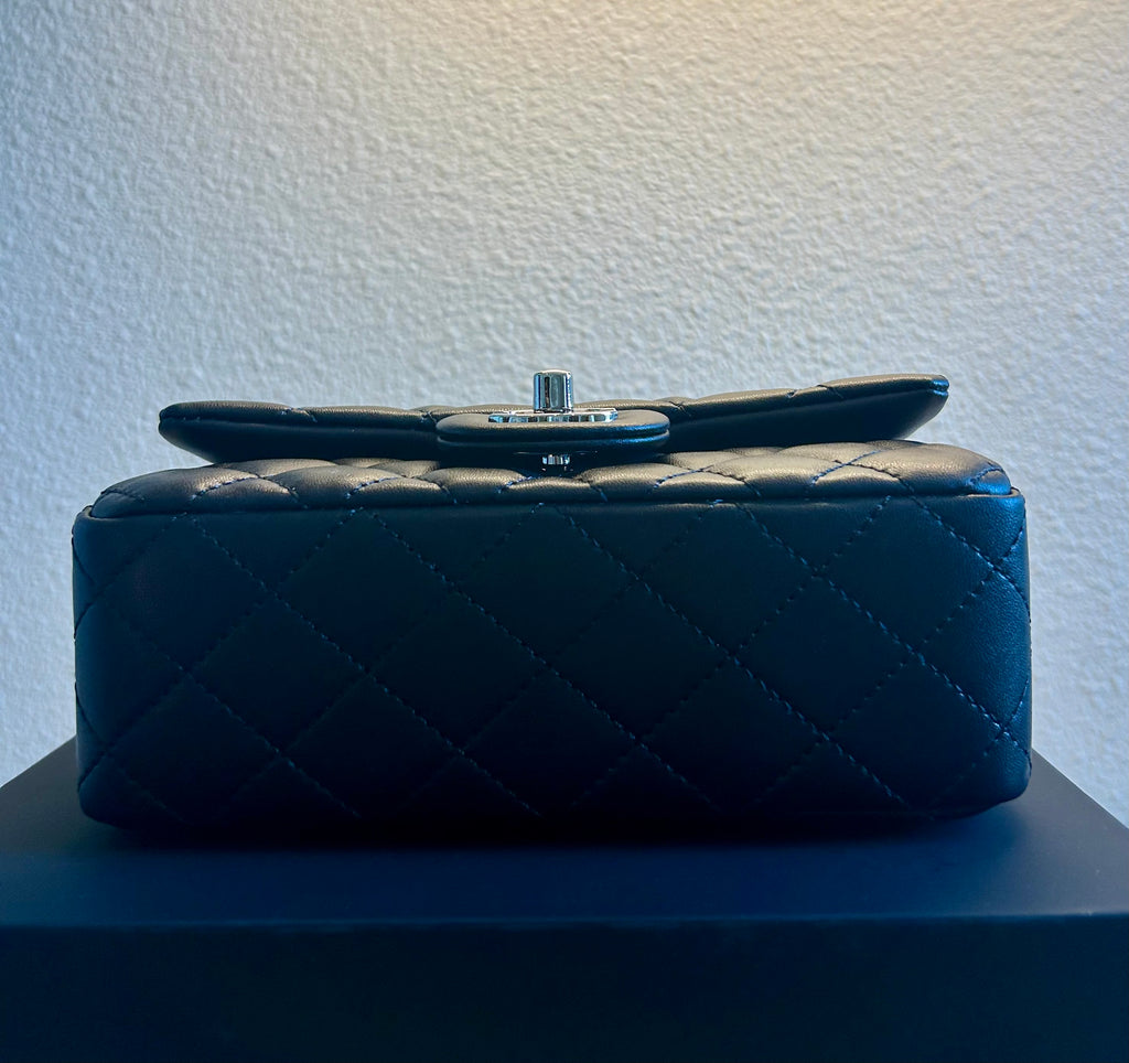 Black Mini Flap Bag