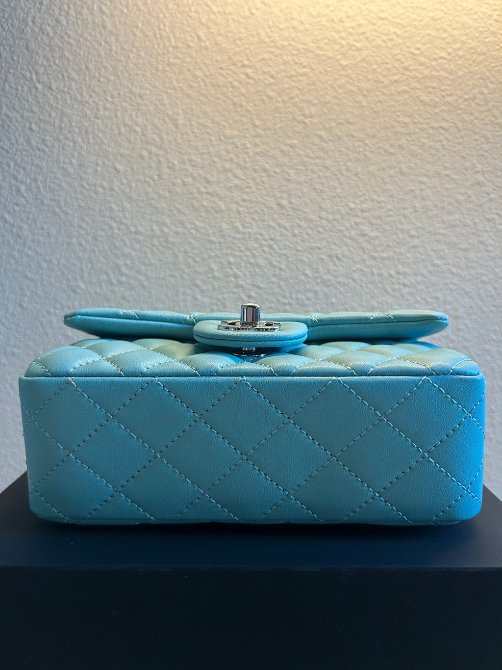 Tiffany Blue Mini Flap Bag
