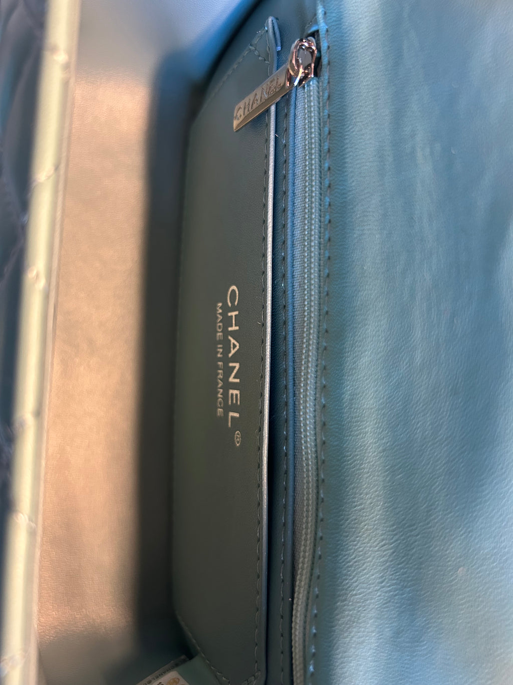 Tiffany Blue Mini Flap Bag