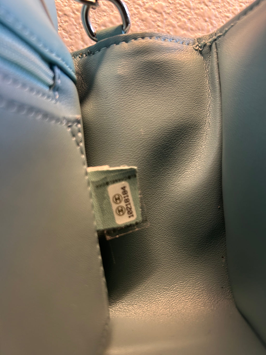 Tiffany Blue Mini Flap Bag