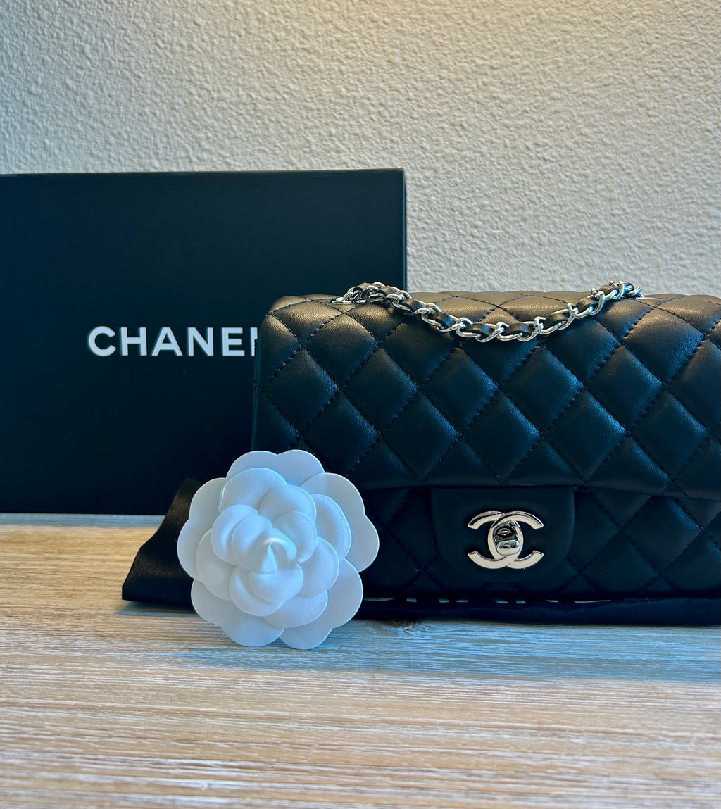 Black Mini Flap Bag