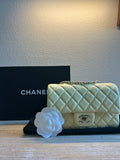 Yellow Mini Flap Bag