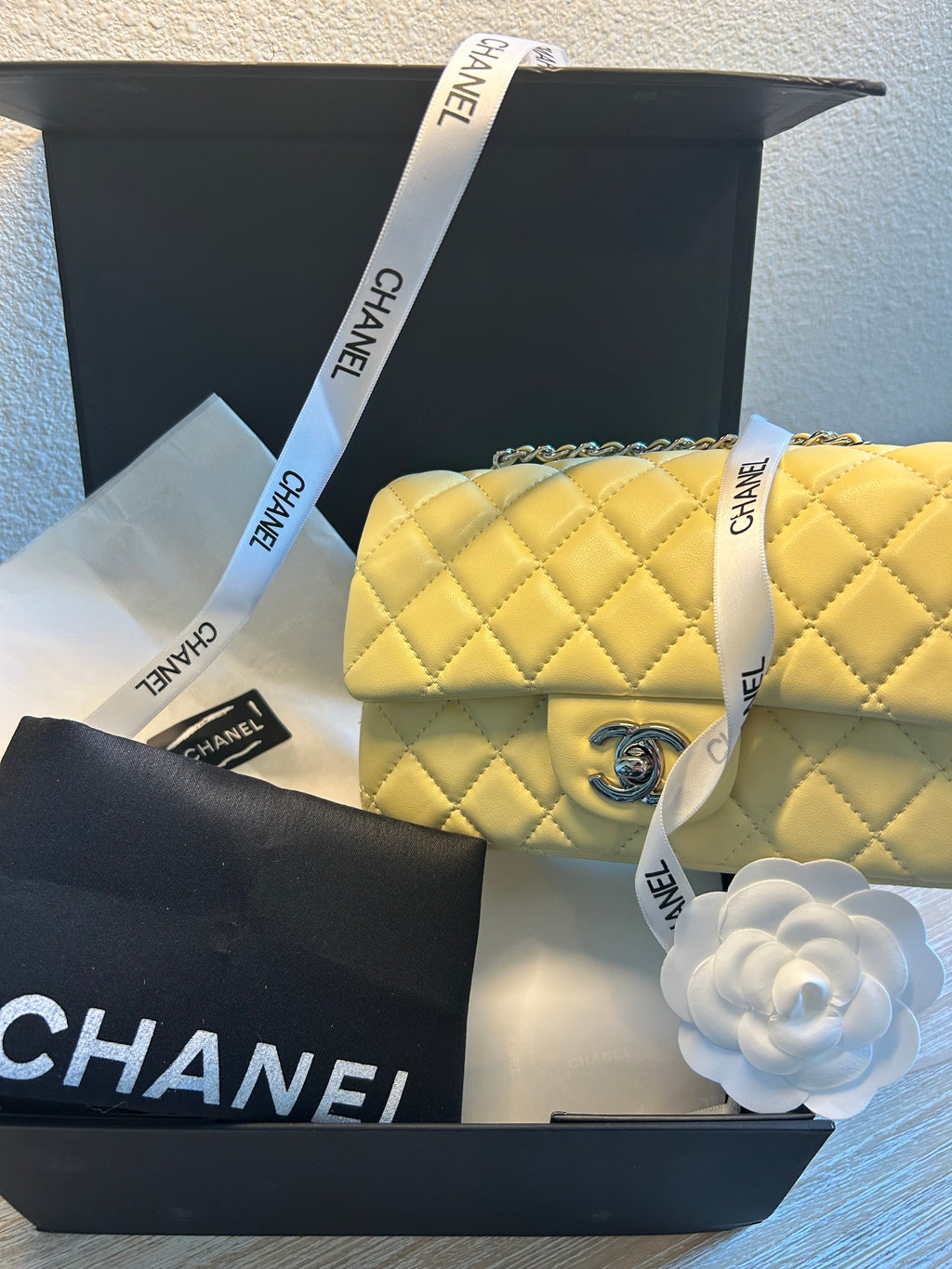 Yellow Mini Flap Bag
