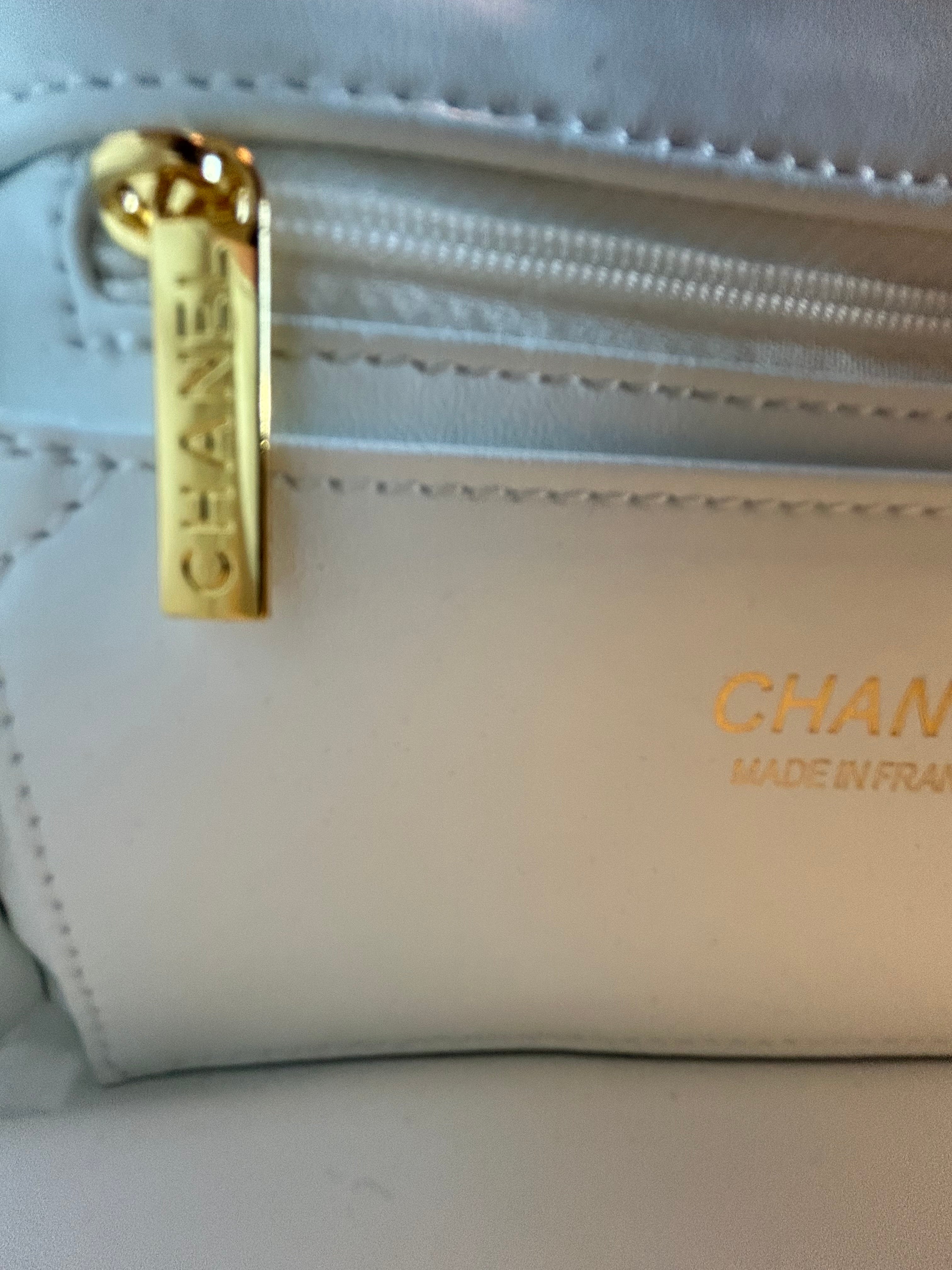 White Mini Flap Bag